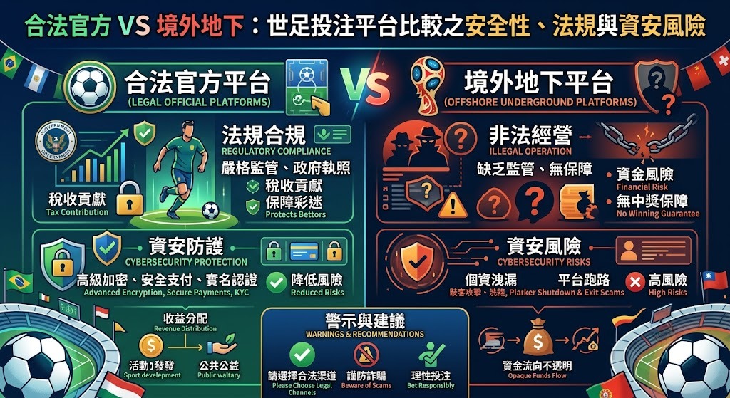 合法官方VS境外地下 合法官方VS境外地下
