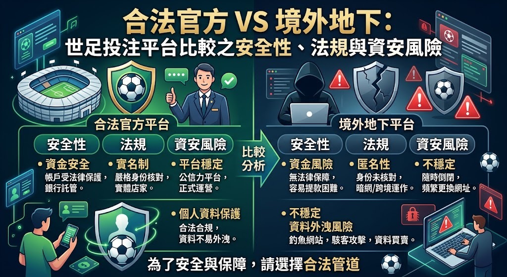 合法官方VS境外地下 合法官方VS境外地下